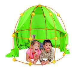 kids playing in fort
