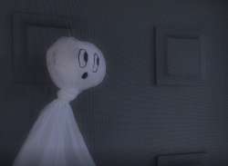 Halloween Garbage Bag Ghost Craft