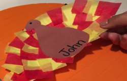 Thanksgiving Turkey Place Cards