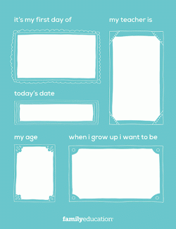 back to school photo props