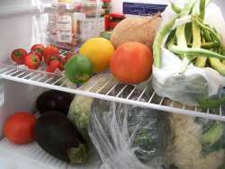 Vegetables in Fridge