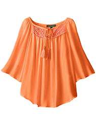 girls peasant top