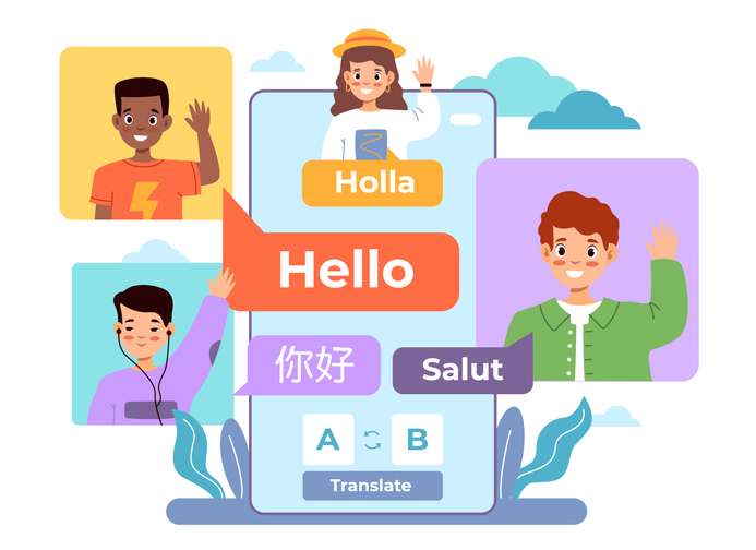 cartoon language learning app